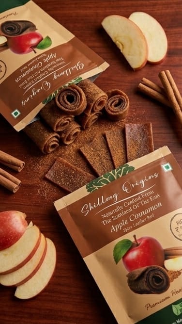 Apple Cinnamon Spiced Leather Roll